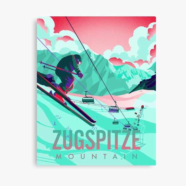 Zugspitze Mountian Canvas Print