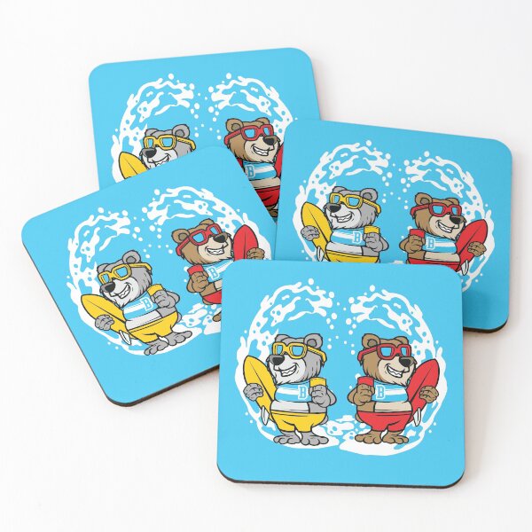 Item preview, Bear Surfer dude's Hanging ten  designed and sold by Nickelparis.