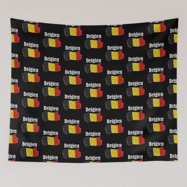Item preview, Belgien Belgian Flag Vintage Graphic - Belgium Lovers Tourists Souvenir Cool National Gift designed and sold by FunnySunny T-Shirts.