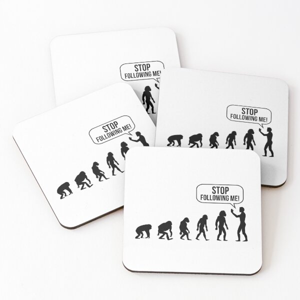 Item preview, Stop Following Me Evolution designed and sold by printadorable.