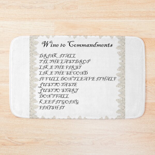 Item preview, Wine ten Commandments old style designed and sold by mattpanta.