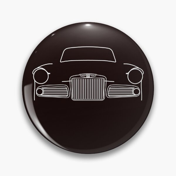 Item preview, Sunbeam Rapier Series III 1960 classic car outline graphic (white) designed and sold by soitwouldseem.