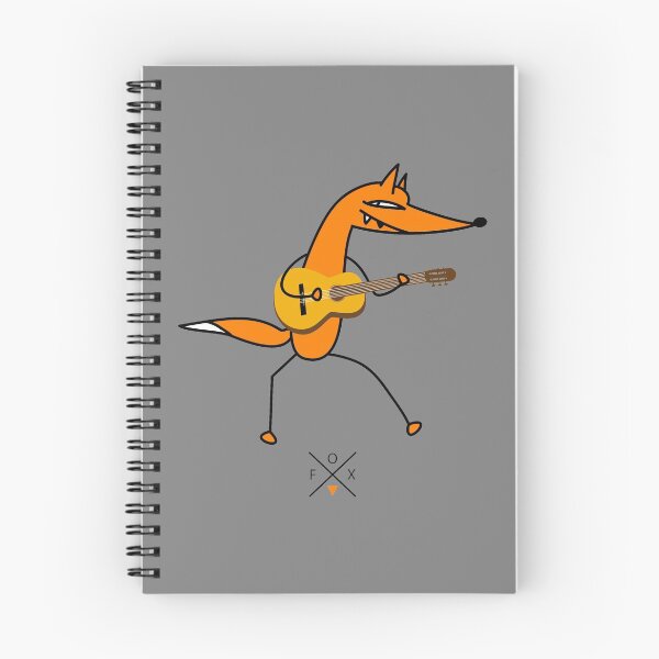 Item preview, Clever guitarist fox designed and sold by spontania.