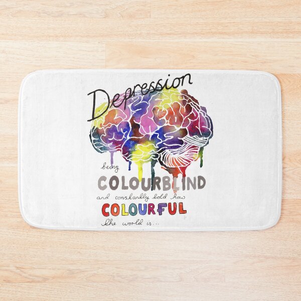 Item preview, Depression Rainbow Brain designed and sold by MenagerieMayhem.