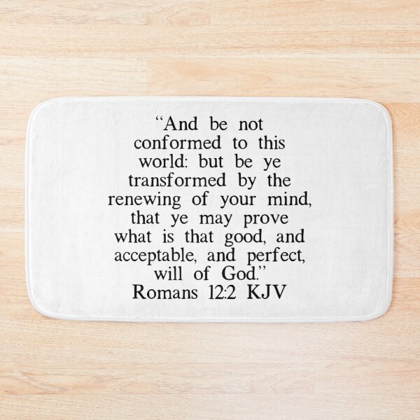 Item preview, Romans 12:2 KJV designed and sold by IBMClothing.