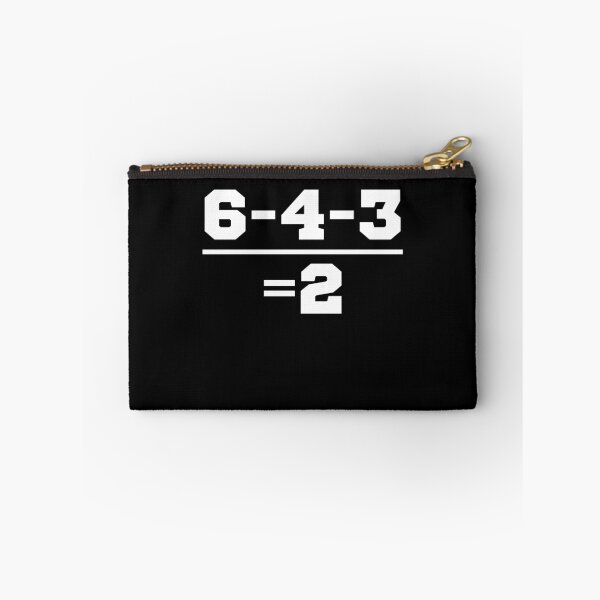 Item preview, 6-4-3=2 Baseball Double Play Funny Inside Baseball Player Gear designed and sold by DynamicDesign.