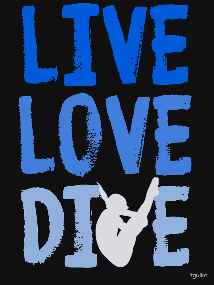 "Springboard Diving Quote Funny Sport Diver Girl Gift" Tshirt by