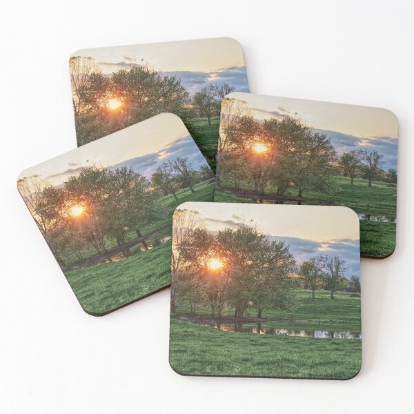 Item preview, Ozarks Country Pond Sunset Pano designed and sold by mljdwhite.