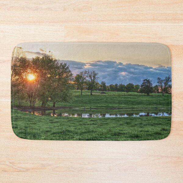 Item preview, Ozarks Country Pond Sunset Pano designed and sold by mljdwhite.