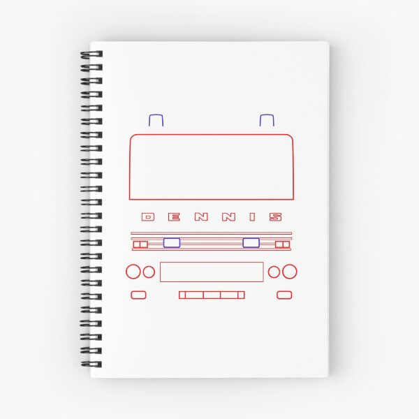 Item preview, Classic Dennis fire engine outline graphic (red)  designed and sold by soitwouldseem.
