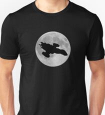Serenity against the moon Unisex T-Shirt