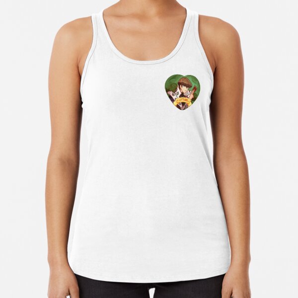 Green Hair Racerback Tank Top