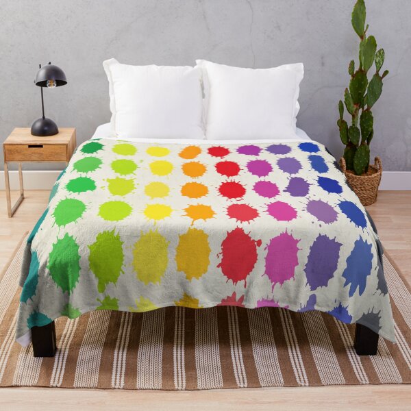 Item preview, Multi-color, rainbow splatter pattern designed and sold by yougalore.