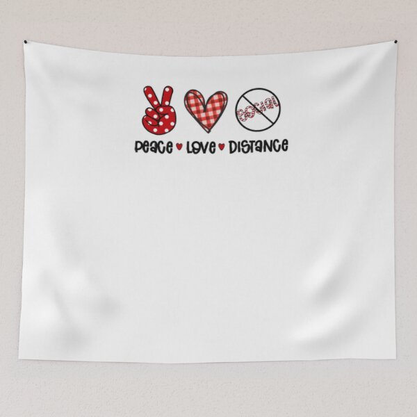 Item preview, Social Distance Peace Love Distance designed and sold by Matthew-Barry.