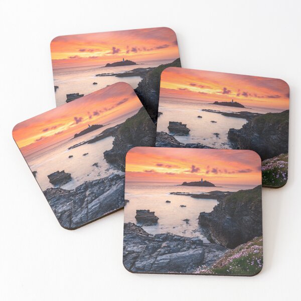 Item preview, Spring Flowers at Sunset (Godrevy) designed and sold by bitm2007.