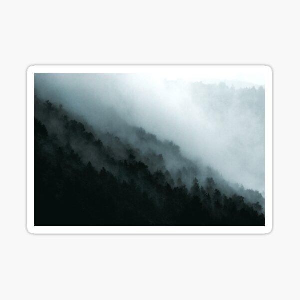 Fog and Mist | Nature and Landscape Photography Sticker