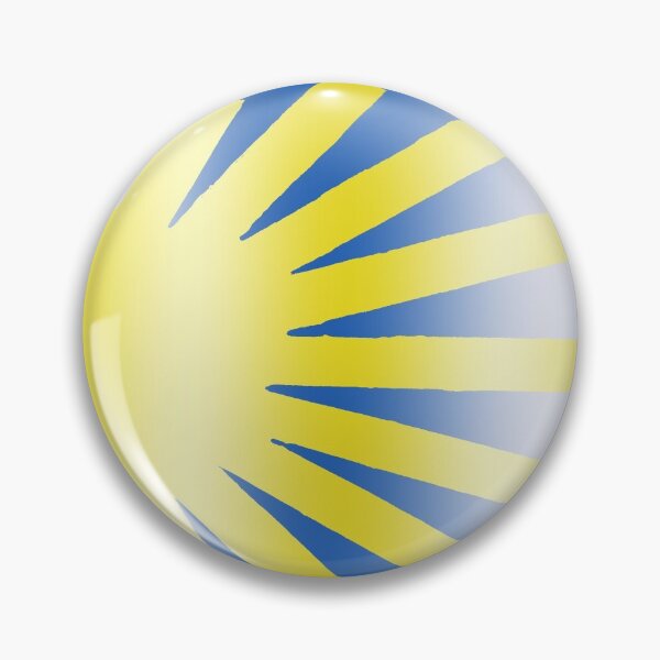Item preview, Yellow Scallop Shell over Blue  designed and sold by Sybille-Yates.