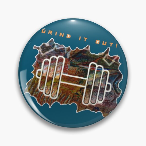 Item preview, FITNESS WEIGHTS WORKOUT - GRIND IT OUT designed and sold by Nicola Furlong’s ExuberArt.