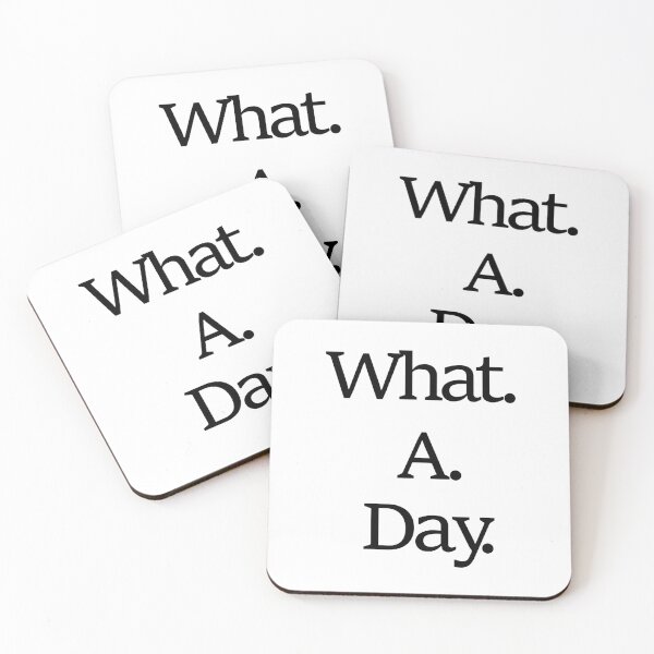 Item preview, What a Day Black and White Typography Print  designed and sold by DearLittleOne.