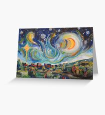 Wise Men on a Journey Greeting Card