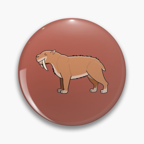 Item preview, Saber-tooth Tiger - Cute cartoon Smilodon designed and sold by MorvernDesigns.