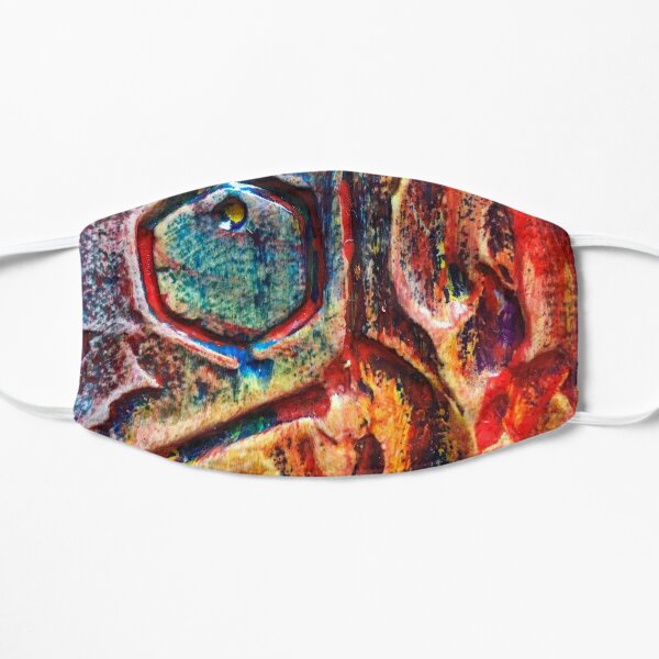 COLOURFUL TEXTURED GEOMETRIC STEAMPUNK ABSTRACT Mask