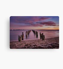Bay of many colours Canvas Print