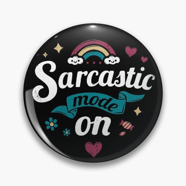 Artikelvorschau, Sarkastischer Modus ein - Rainbow Happy Funny entworfen und verkauft von Typhoonic.