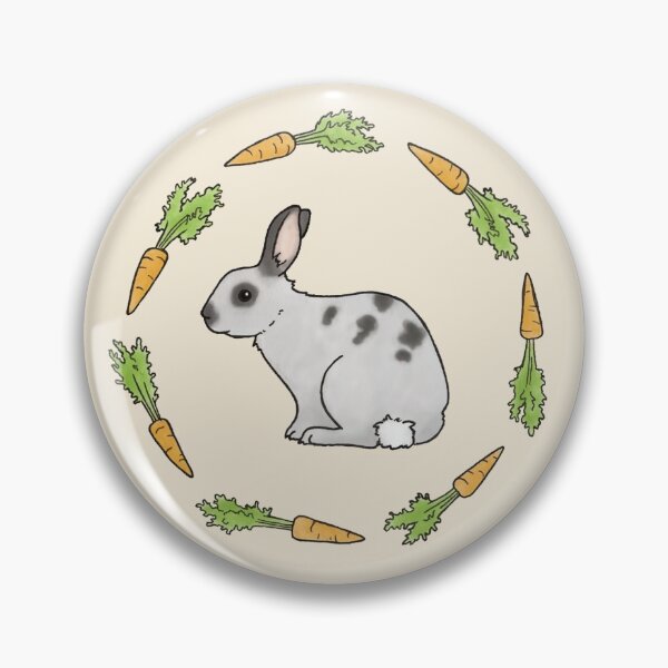 Item preview, Rabbits - Cute Bunnies and Carrots on cream background designed and sold by HazelFisher.