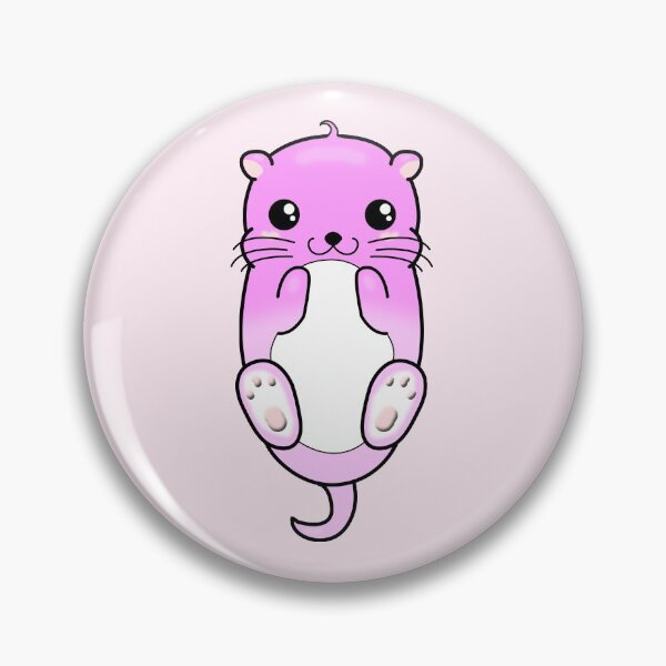 Item preview, Chibi Gradient Pink Otter designed and sold by NicholiCosplay.