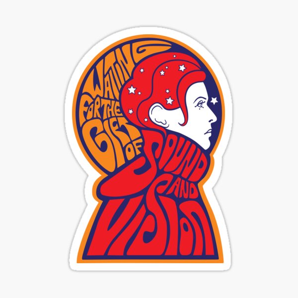 Bowie Sound and Vision I Sticker