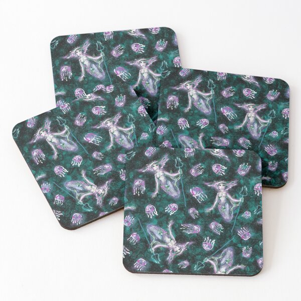 Item preview, Jellyfish Mermaid Queen in Jade designed and sold by ArgyleImp.