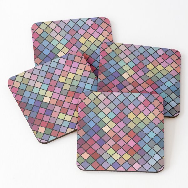 Item preview, Pixel Lovin' - Colorful Square Pattern  designed and sold by FabsDesign.