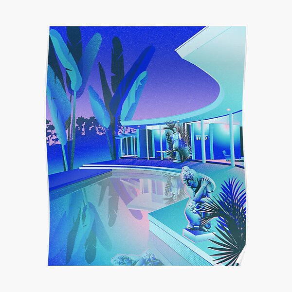 Blue Pool Poster