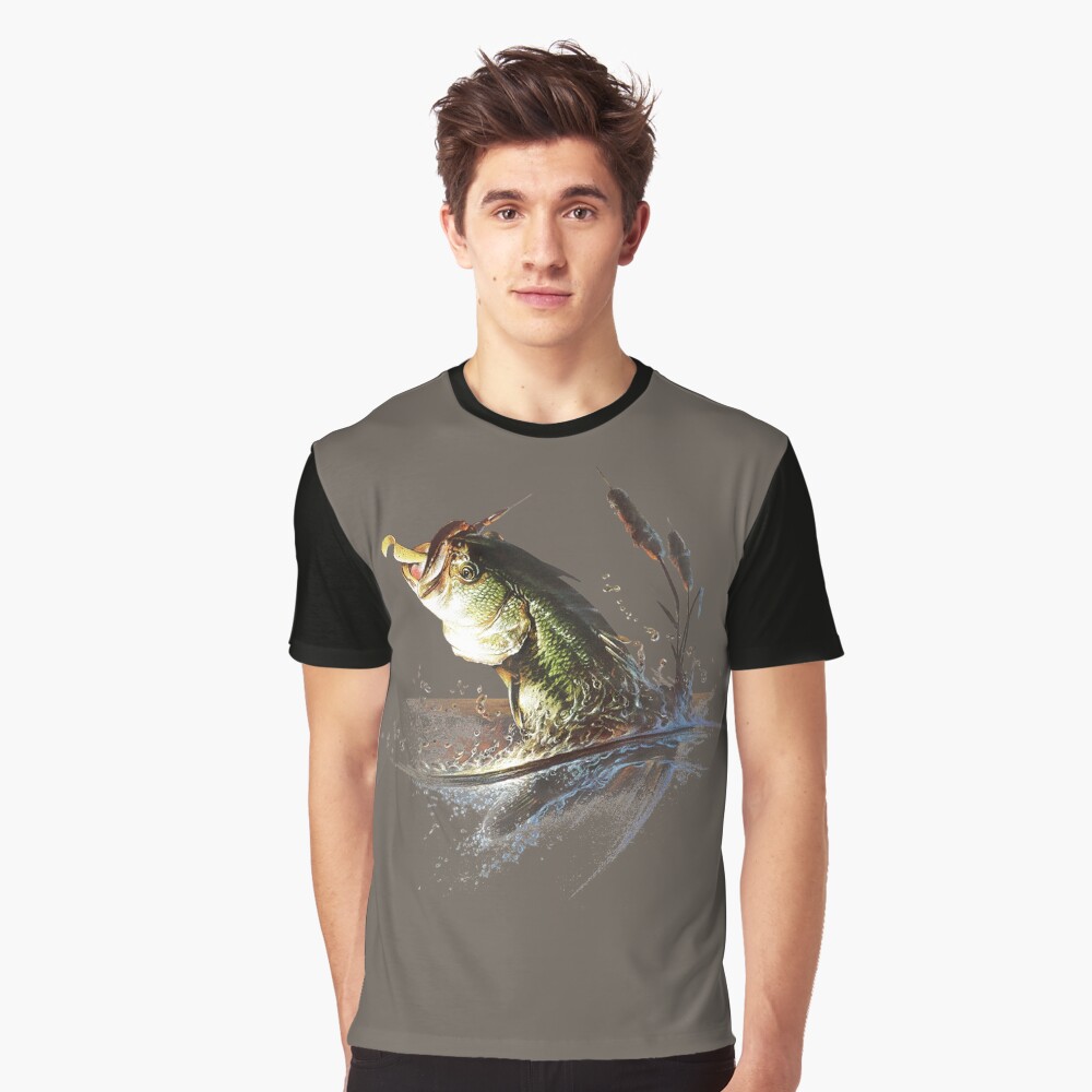 Vista previa del artículo con la obra «Camiseta gráfica», diseñado y vendido por Salmoneggs.