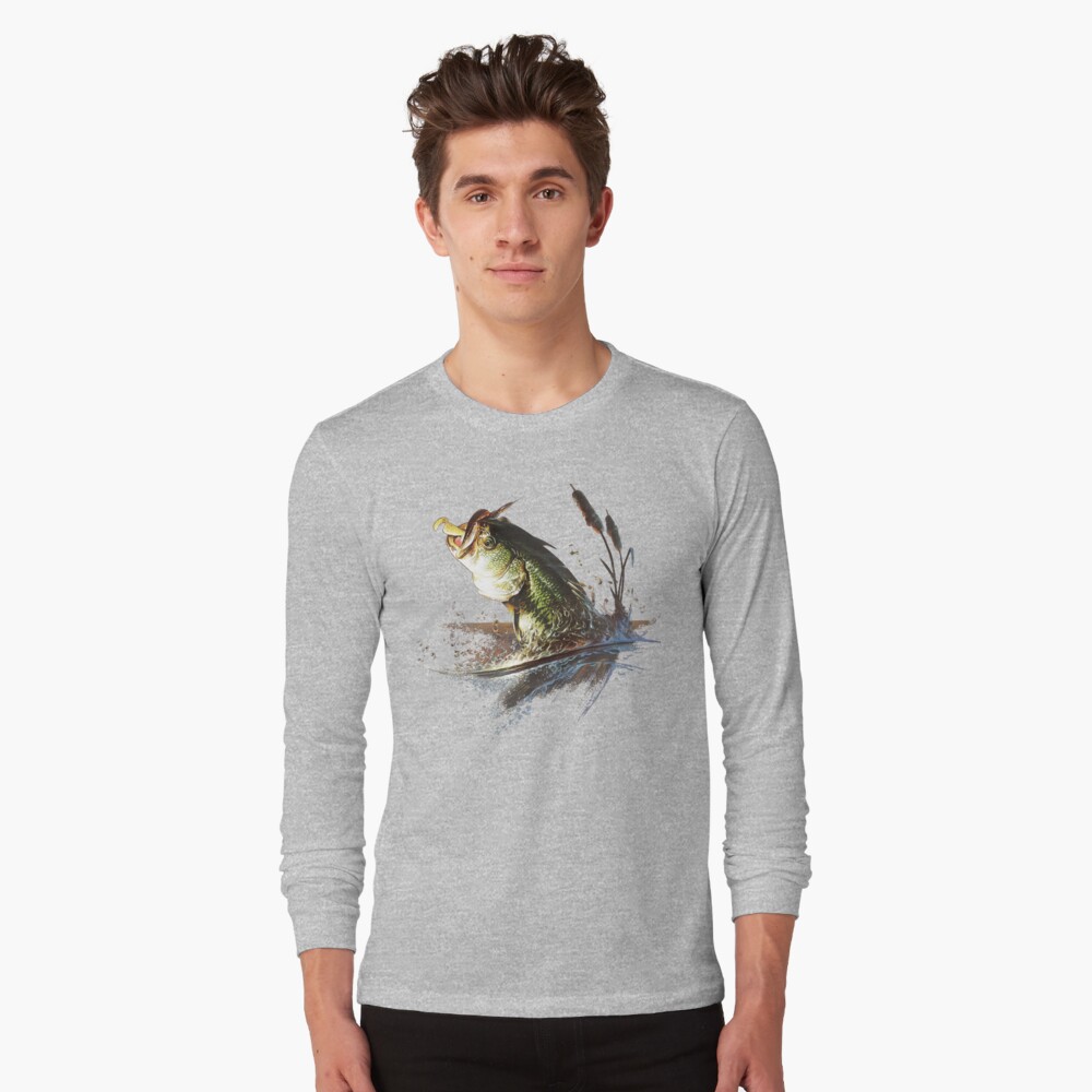 Vista previa del artículo con la obra «Camiseta de manga larga», diseñado y vendido por Salmoneggs.