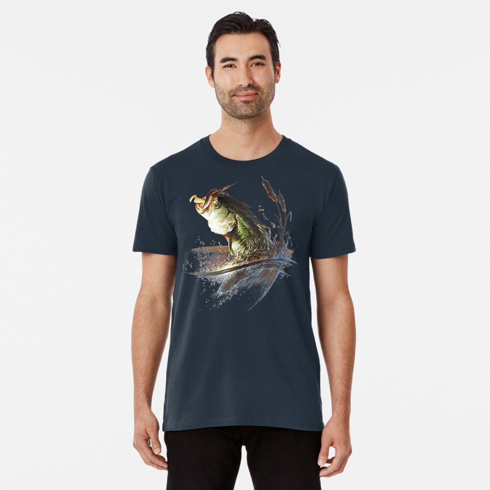 Vista previa del artículo con la obra «Camiseta premium», diseñado y vendido por Salmoneggs.