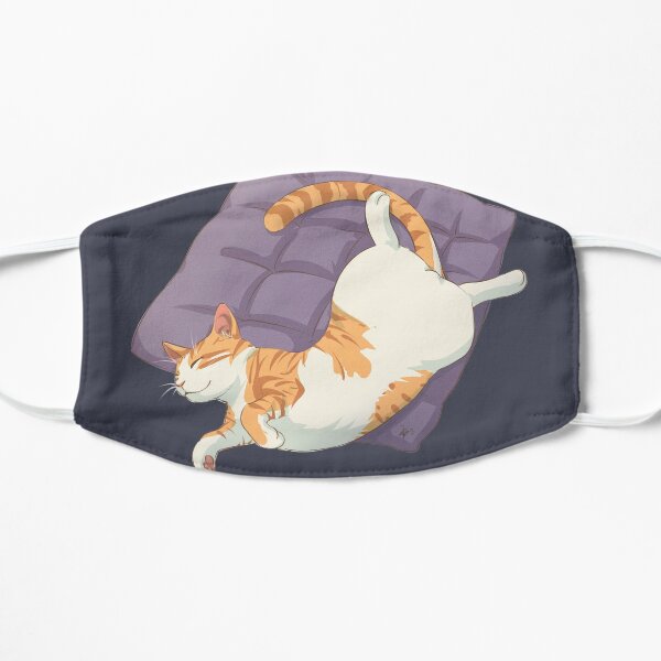 Sleeping Cat Orange Tabby Mask