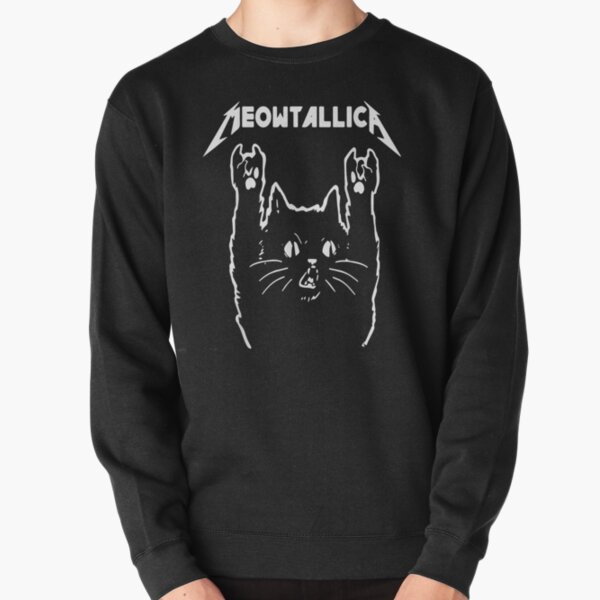 meowtallica cat hoodie