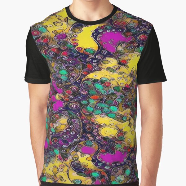 KNALLIG BUNT UND SCHRILL Grafik T-Shirt