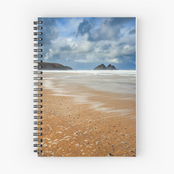 Item preview, Wave Patterns on Holywell Beach  designed and sold by bitm2007.