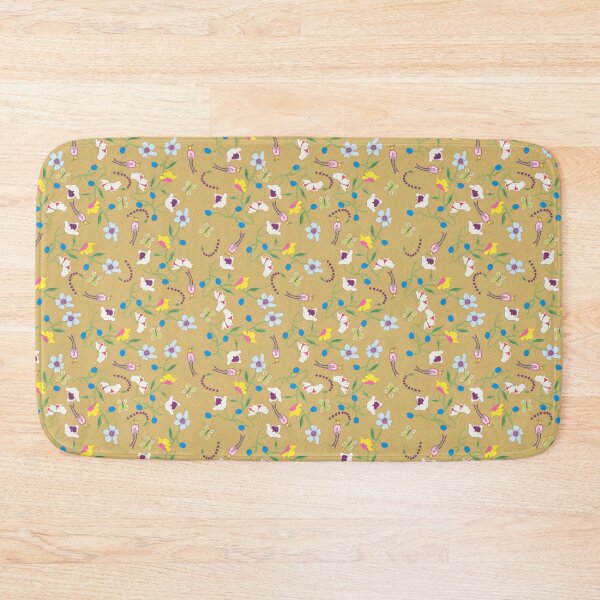 Item preview, Chintzy Ochre Yellow designed and sold by Giliane Bader.