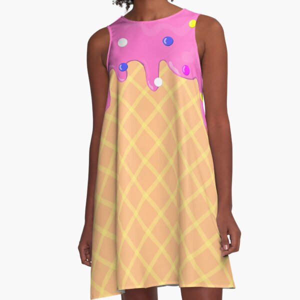 I scream for Ice Cream!!! A-Linien Kleid