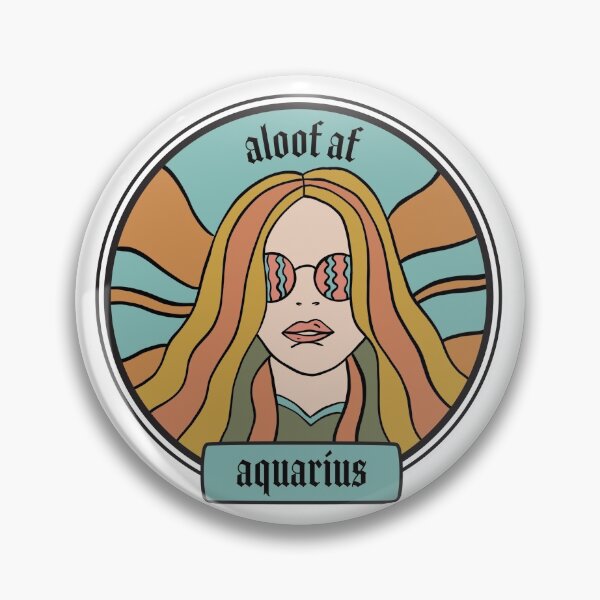 Item preview, Aquarius- aloof af designed and sold by mams98.
