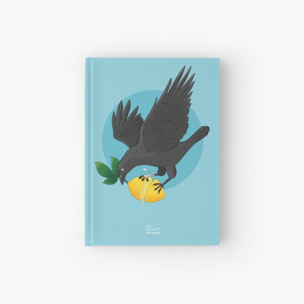 Lemon crow Hardcover Journal