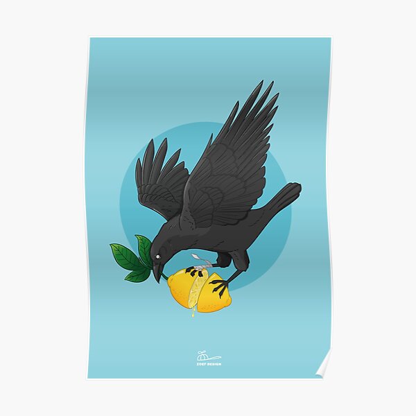 Lemon crow Poster