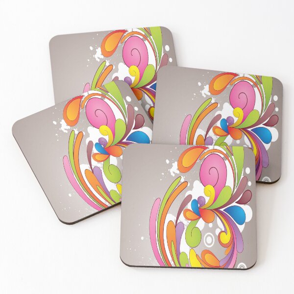 Item preview, Multi-color, rainbow splatter pattern designed and sold by yougalore.