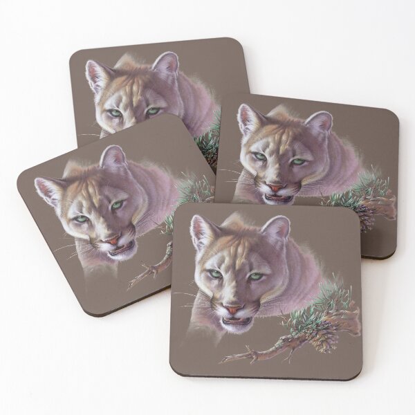 Item preview, Mountain Lion Portrait designed and sold by Salmoneggs.