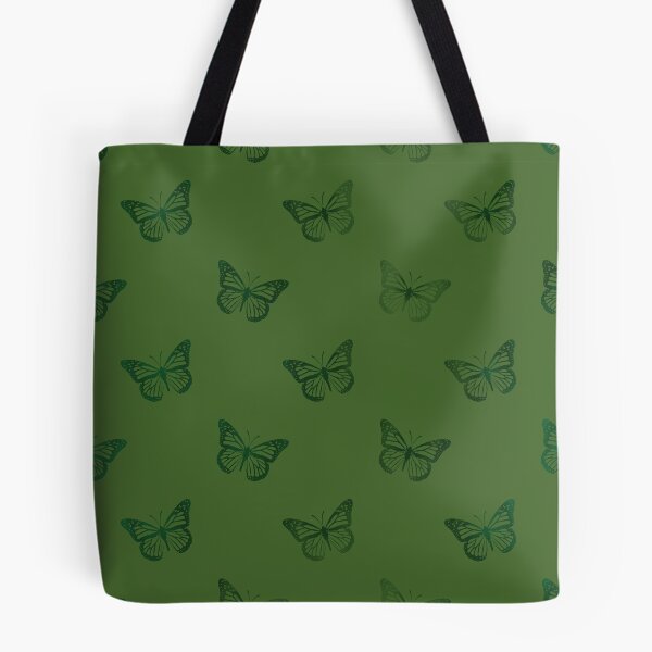 Item preview, Minimalist Monarch Butterflies in Shades of Dark Green designed and sold by RootSquare.