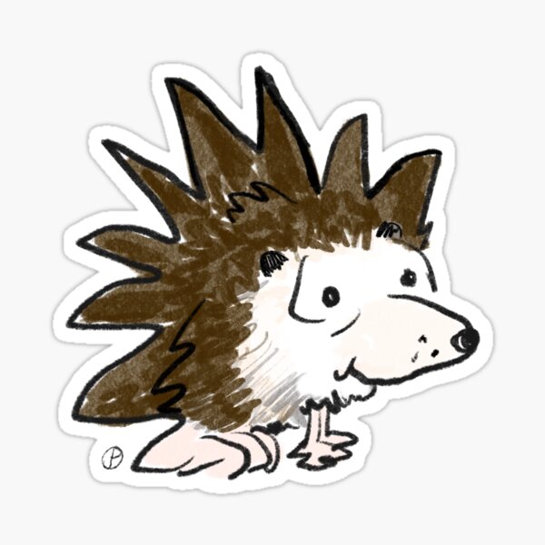 Hedgiedoodle Sticker